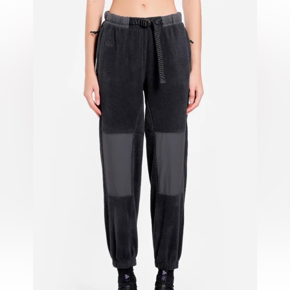 Nike ACG Trail Microfleece Fleece Womens Size M Belt Pants Sweatpants CI0501 010